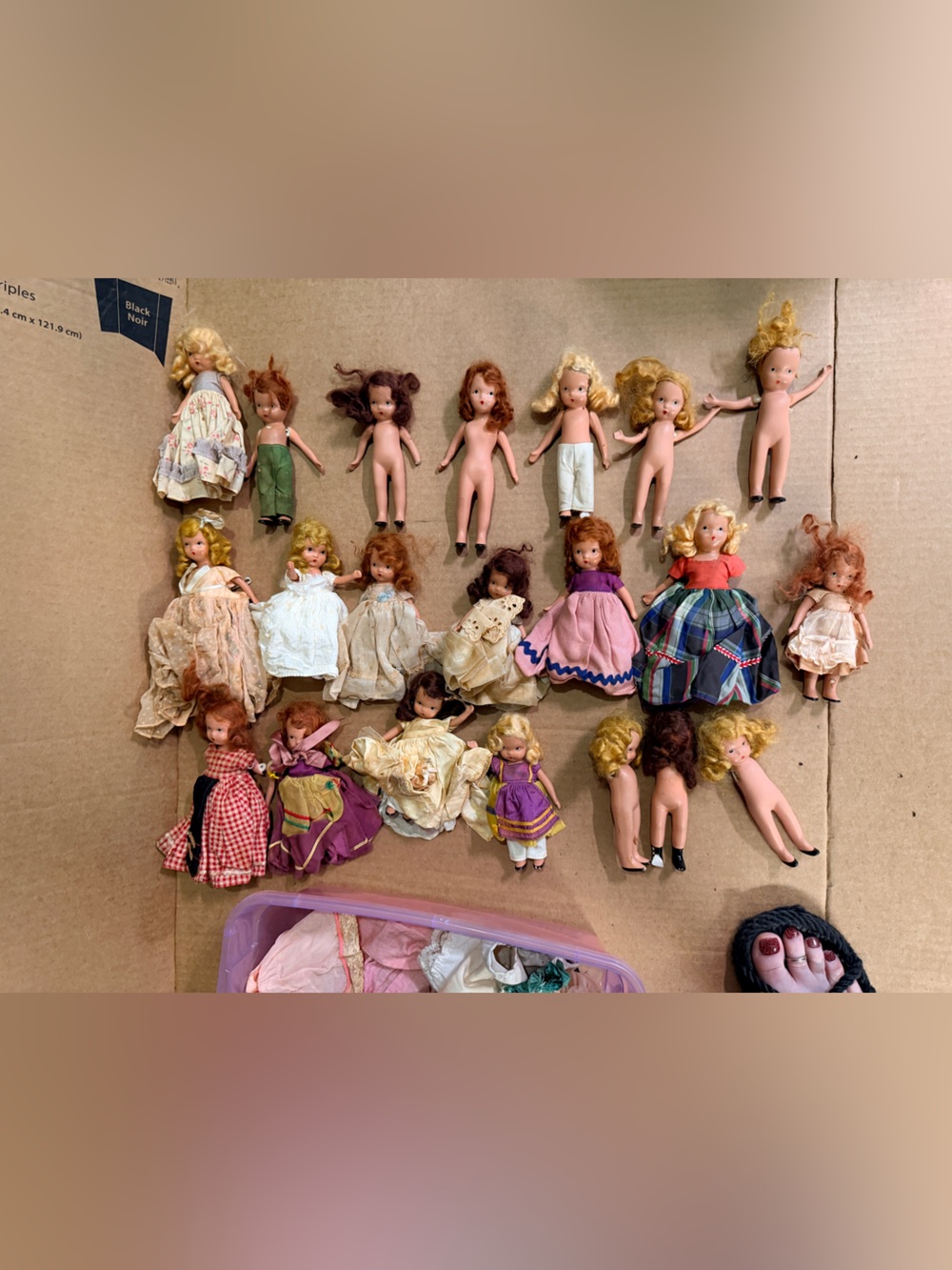 20 Vintage story book dolls